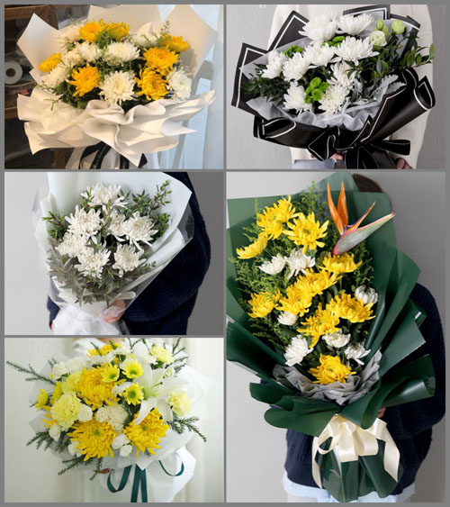 湖南长沙岳麓区莲花镇白事花束代送